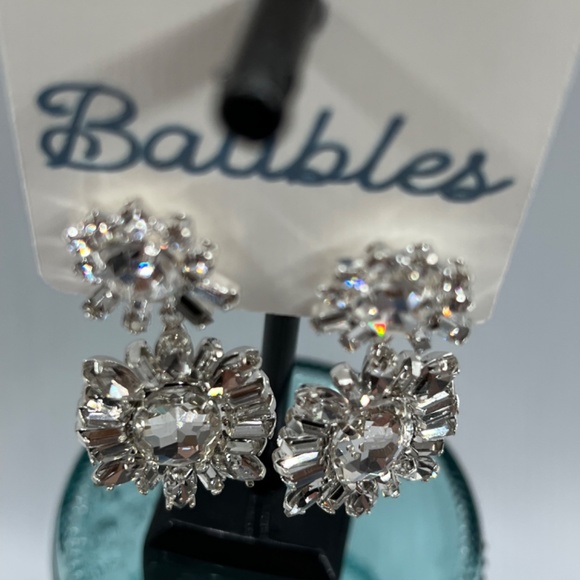 Baubles Chandelier Austrian Crystal Silver Earrings $12 EA or Bundle 3/$20 - Picture 10 of 11
